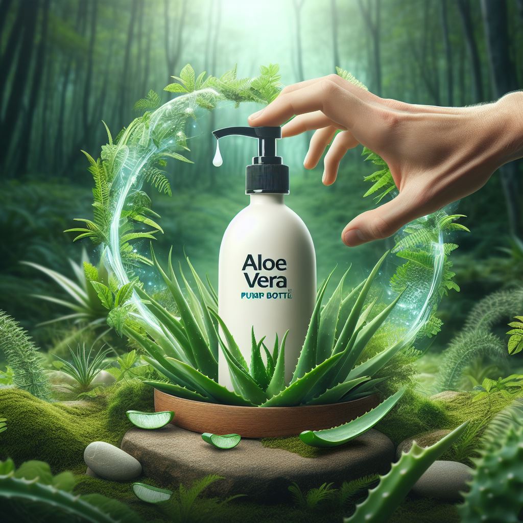 Aloe Vera Pump Bottle New Prompts