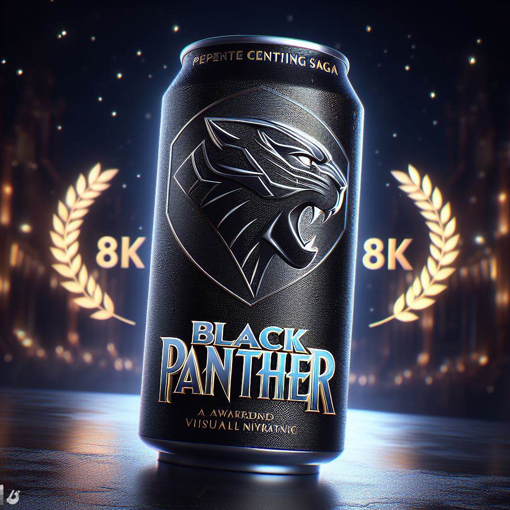 Black Panther drink cans new Prompts