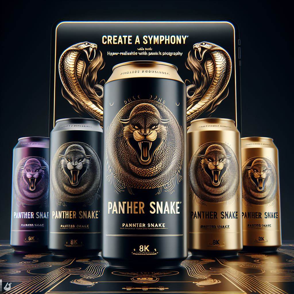 Panther Snake drink cans new Prompts