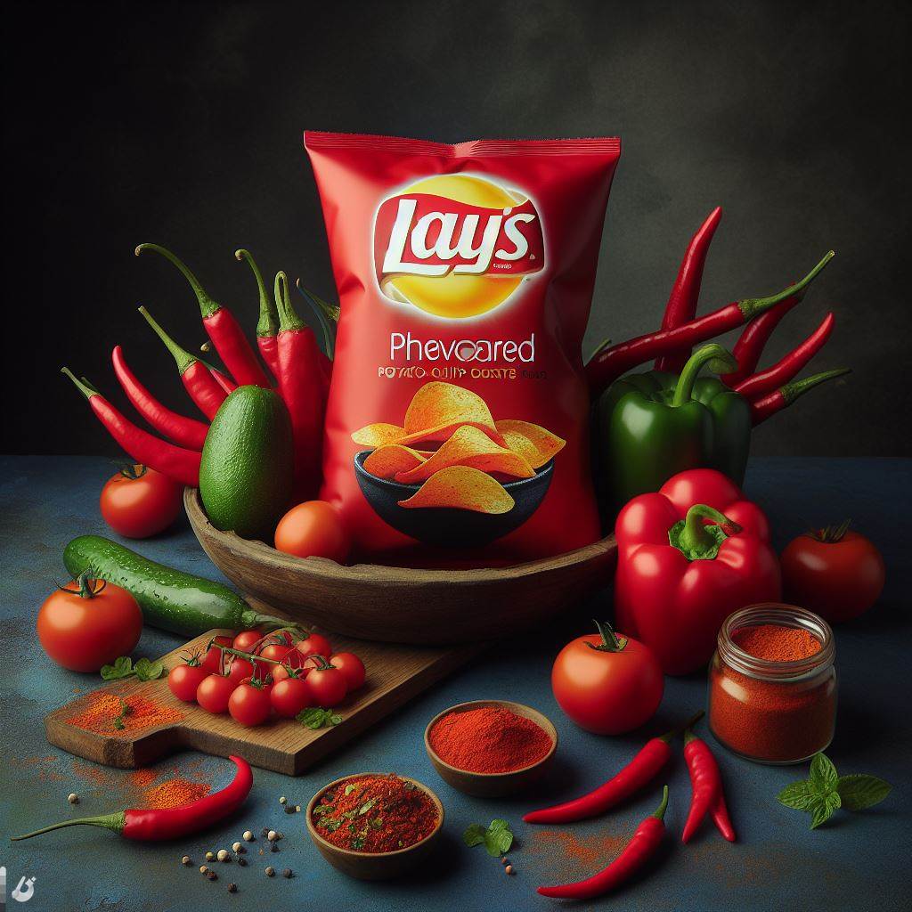 fresh red chilies, masala Chips New prompts