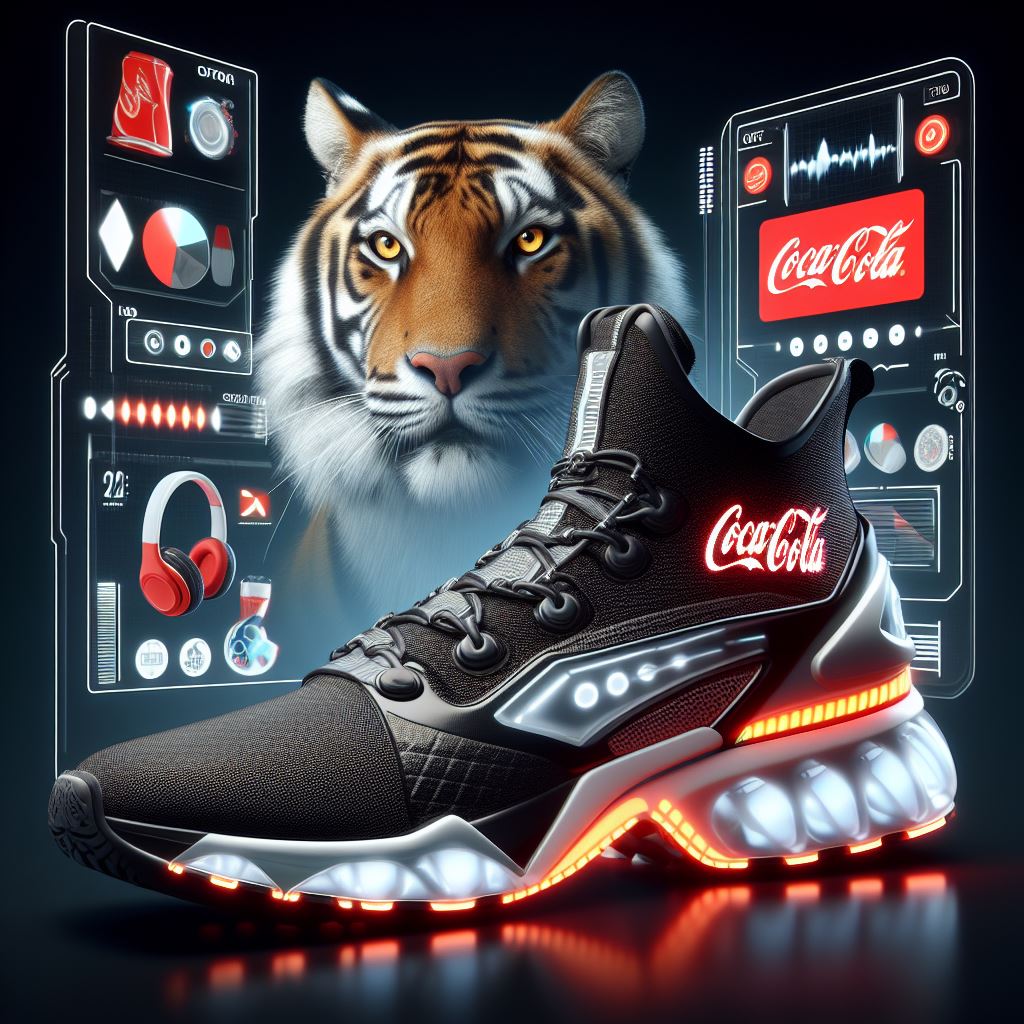 futuristic smart sneaker Using prompts