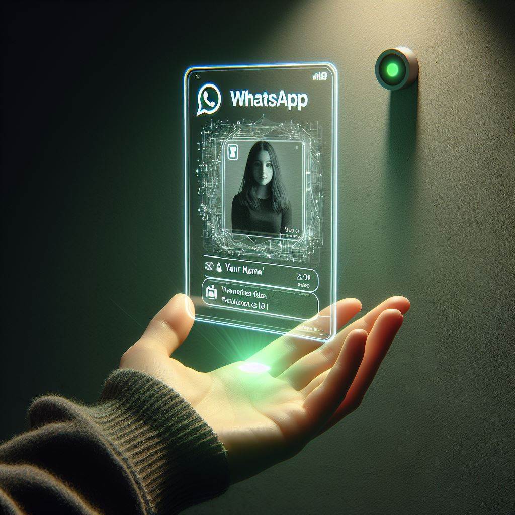 Transparent Glass Card Using Prompts